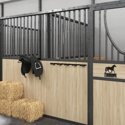 Trensenhalter für 5 Trensen Schwarz Eisen