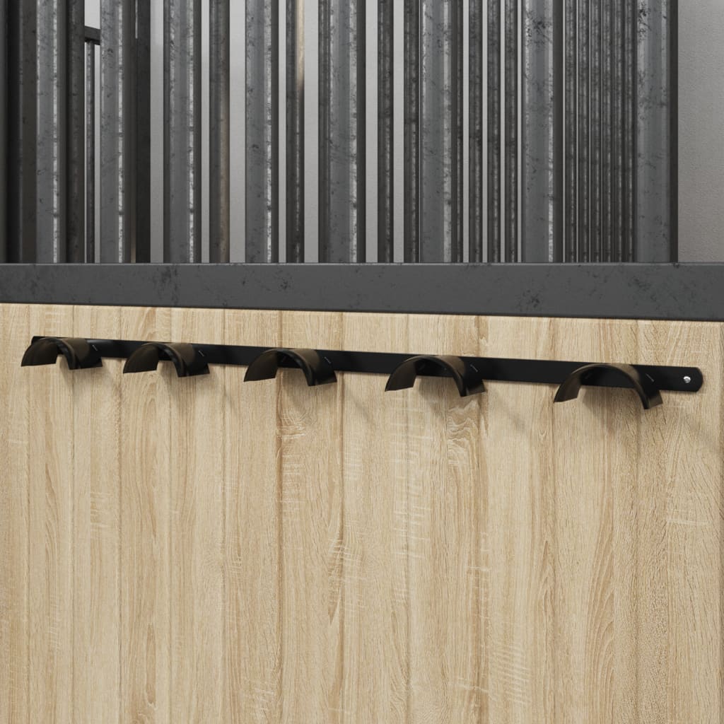 Trensenhalter für 5 Trensen Schwarz Eisen