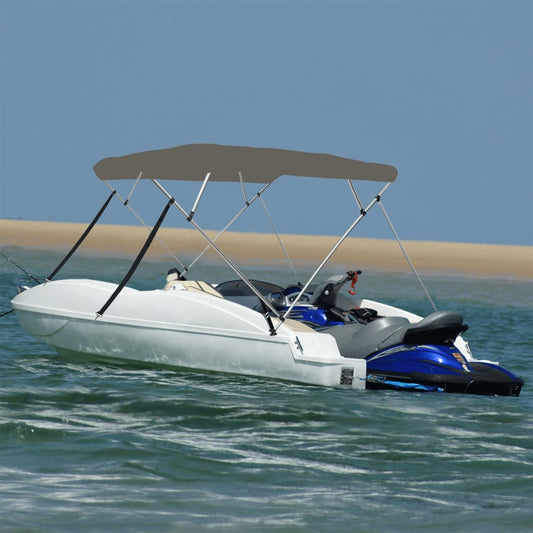 4-Bow Bimini-Top Grau 243x244x137 cm