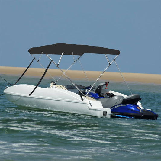 4-Bow Bimini-Top Schwarz 243x180x137 cm