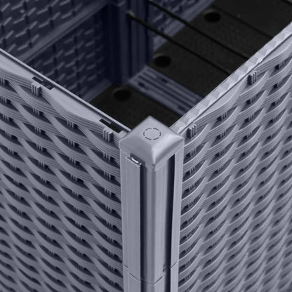 Pflanzkübel Blaugrau 160x120x53 cm PP