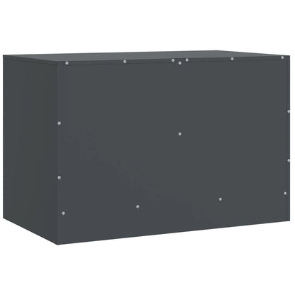 TV-Schrank Anthrazit 67x39x44 cm Stahl