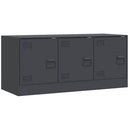 TV-Schrank Anthrazit 99x39x44 cm Stahl