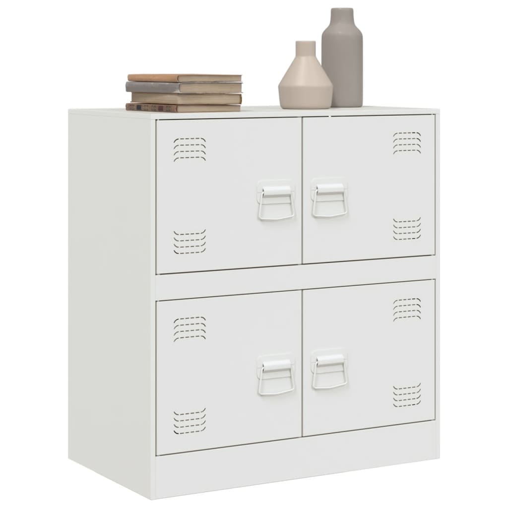 Sideboard Weiß 67x39x73 cm Stahl