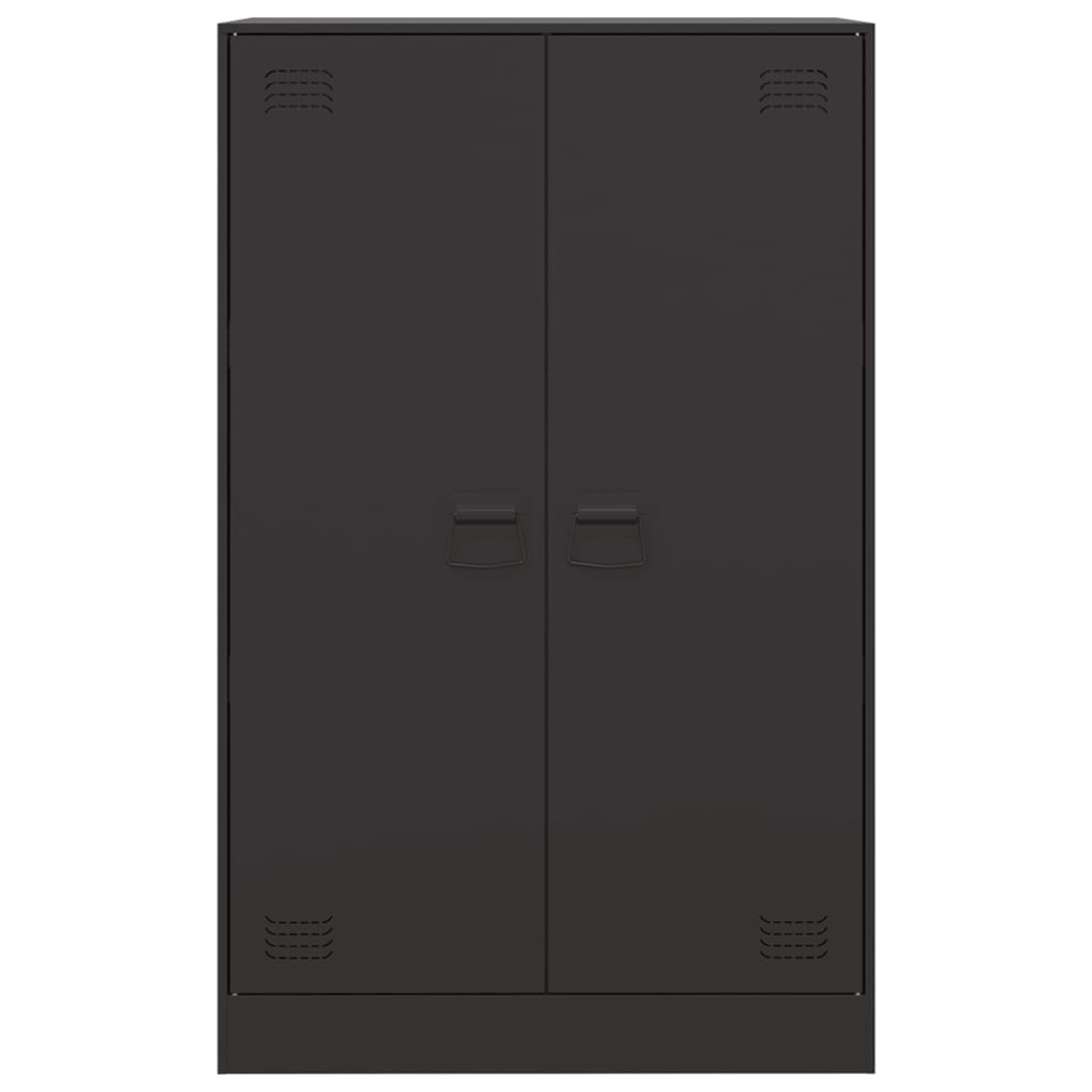 Sideboard Schwarz 67x39x107 cm Stahl