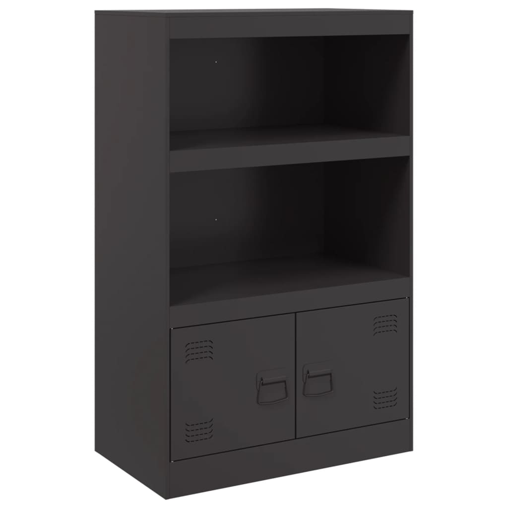 Sideboard Schwarz 67x39x107 cm Stahl