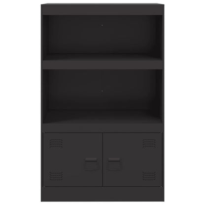 Sideboard Schwarz 67x39x107 cm Stahl