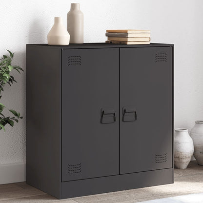 Sideboard Schwarz 67x39x73 cm Stahl