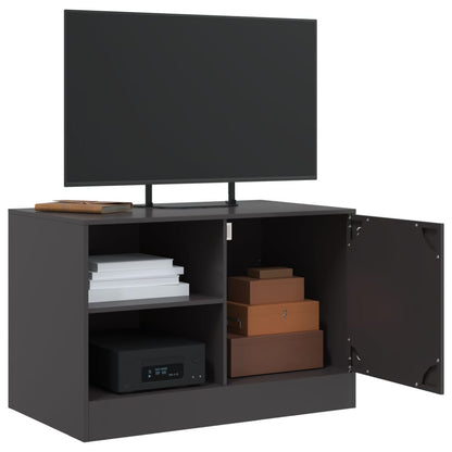 TV-Schrank Schwarz 67x39x44 cm Stahl