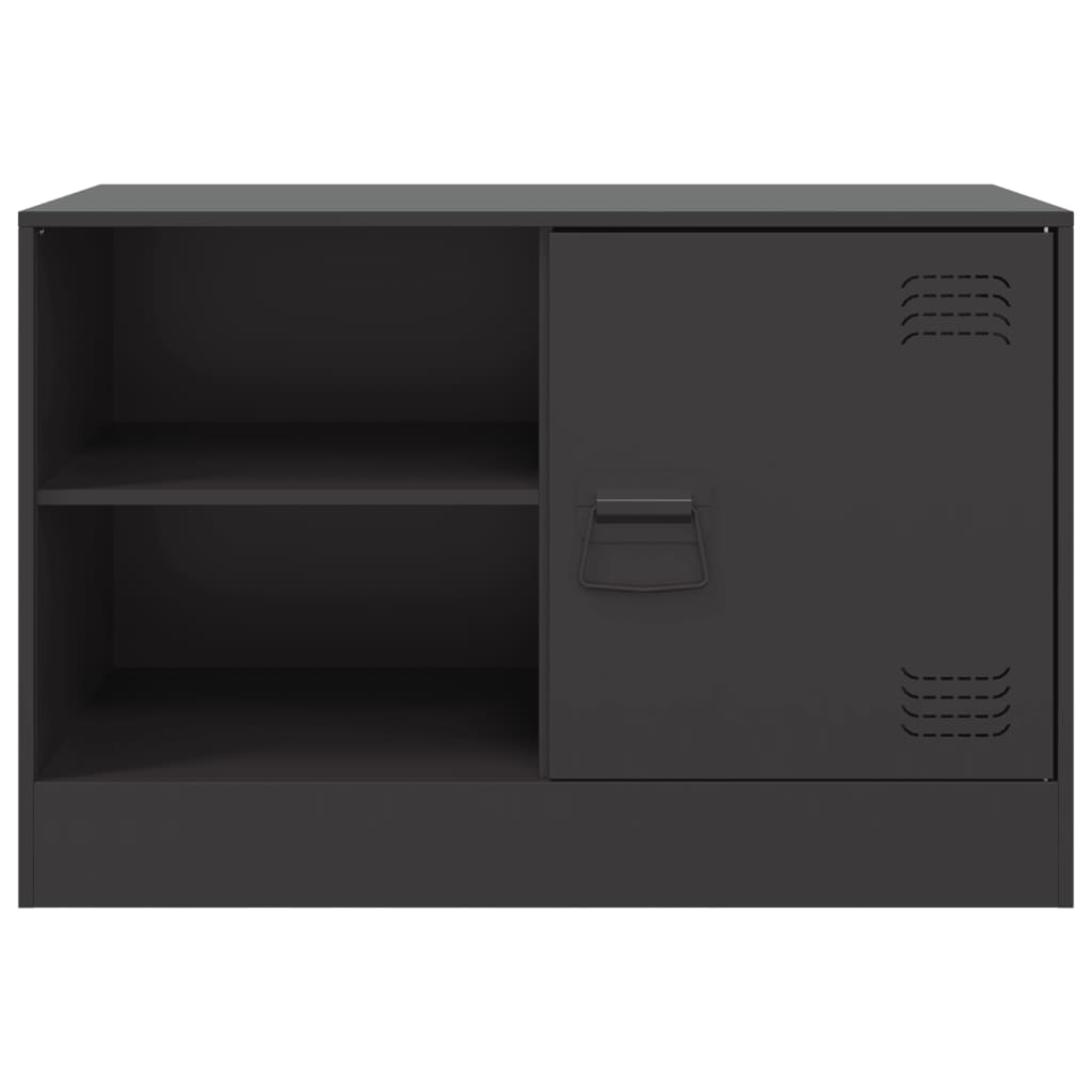 TV-Schrank Schwarz 67x39x44 cm Stahl