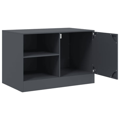 TV-Schrank Anthrazit 67x39x44 cm Stahl