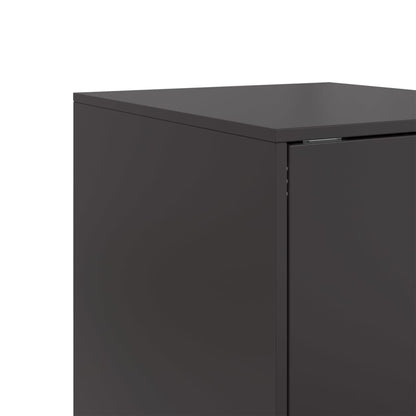 Sideboard Schwarz 34,5x39x73 cm Stahl