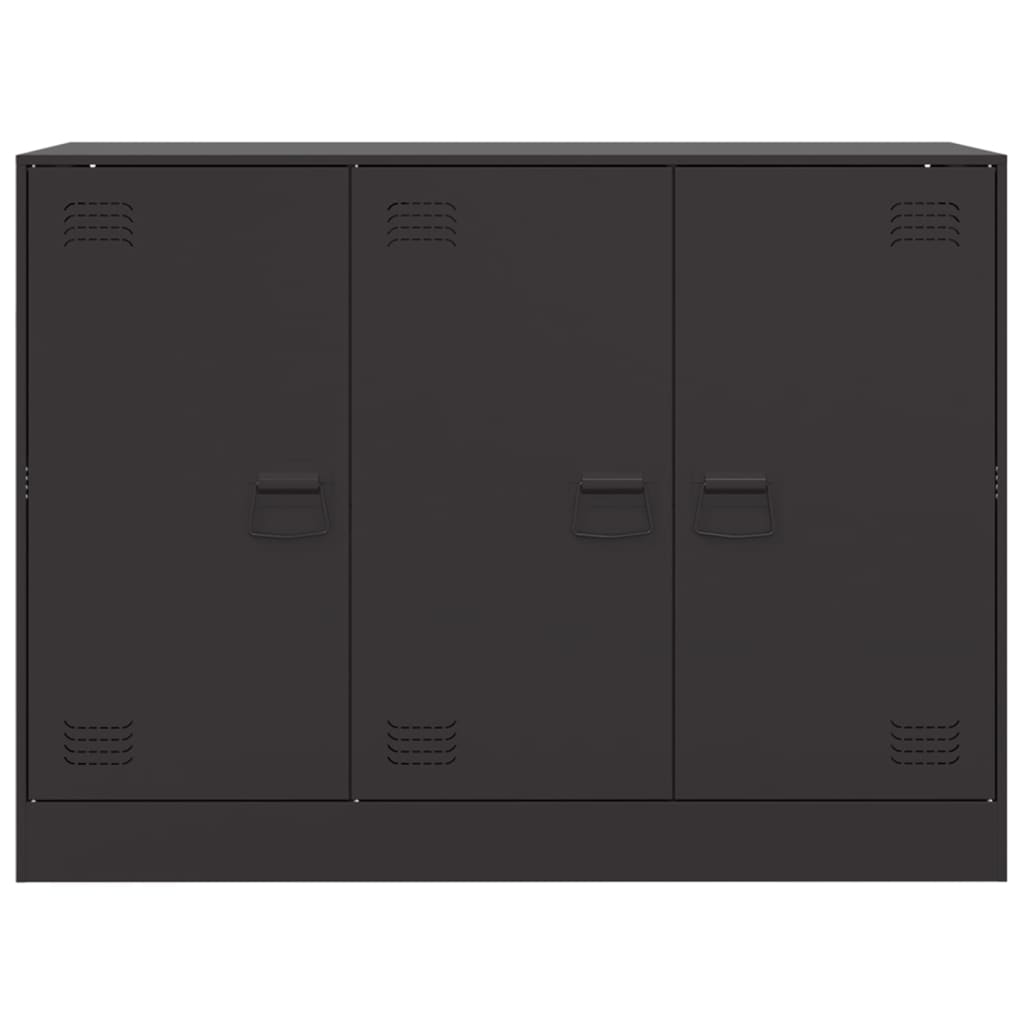 Sideboard Schwarz 99x39x73 cm Stahl