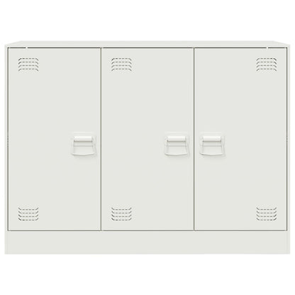 Sideboard Weiß 99x39x73 cm Stahl