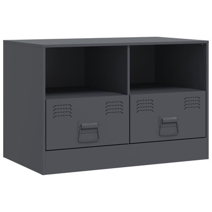 TV-Schrank Anthrazit 67x39x44 cm Stahl