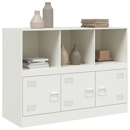 Sideboard Weiß 99x39x73 cm Stahl