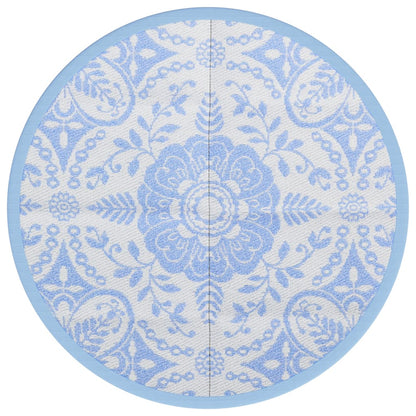 Outdoor-Teppich ARAKIL Baby Blau Ø120 cm PP