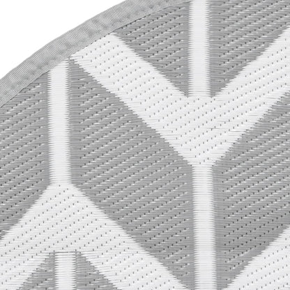 Outdoor-Teppich ARAKIL Grau Ø120 cm PP