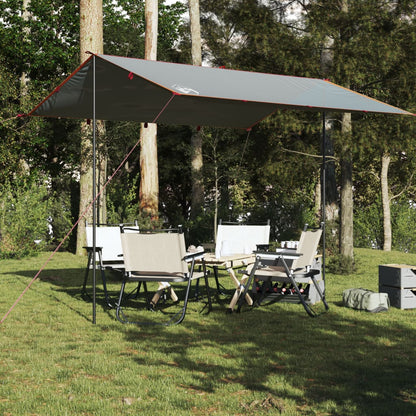 Tarp Grau und Orange 360x294 cm Wasserdicht