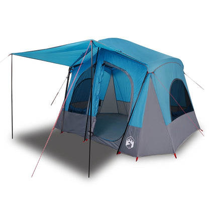 Campingzelt 5 Personen Blau Wasserdicht