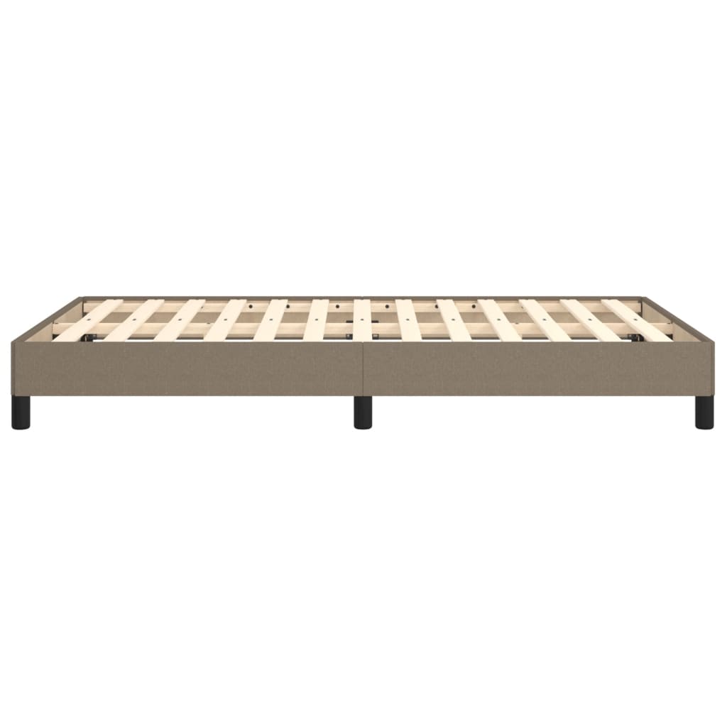 Bettgestell ohne Matratze Taupe 120x190 cm Stoff