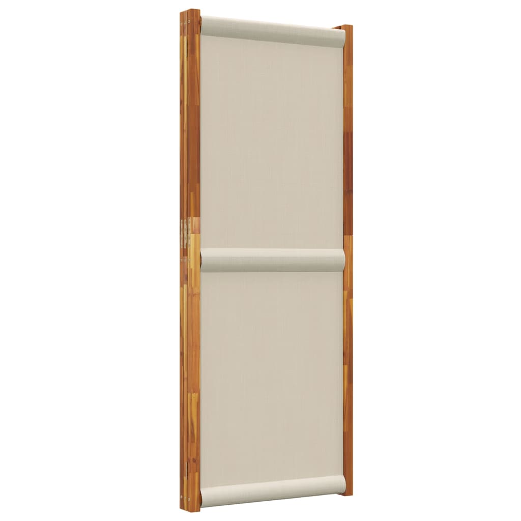 3-tlg. Paravent Hellgrau 210x180 cm