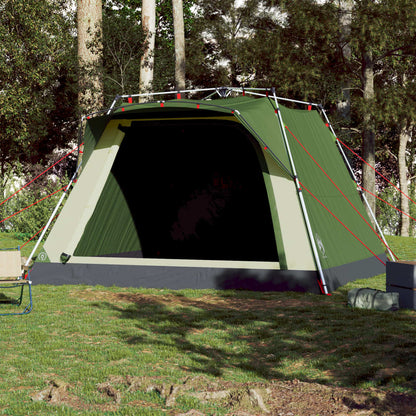 Campingzelt 4 Personen Grün Quick Release