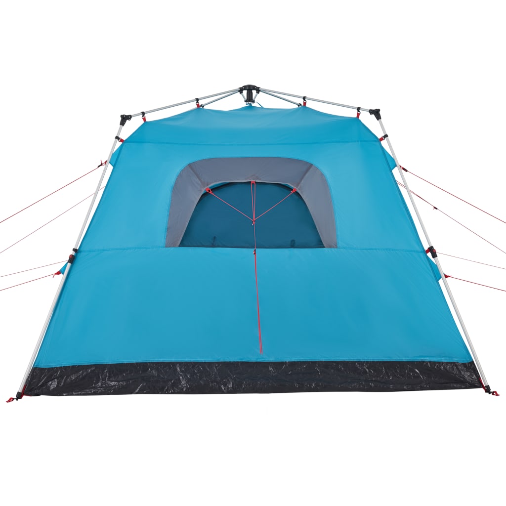 Campingzelt 4 Personen Blau Quick Release