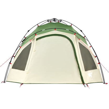 Kuppel-Campingzelt 3 Personen Grün Quick Release