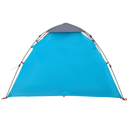 Kuppel-Campingzelt 3 Personen Blau Quick Release