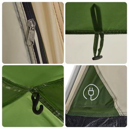 Kuppel-Familienzelt 8 Personen Grün Quick Release