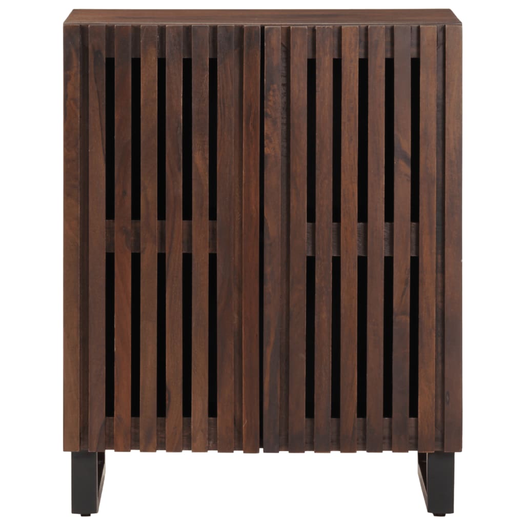 Sideboard Braun 60x34x75 cm Massivholz Mango