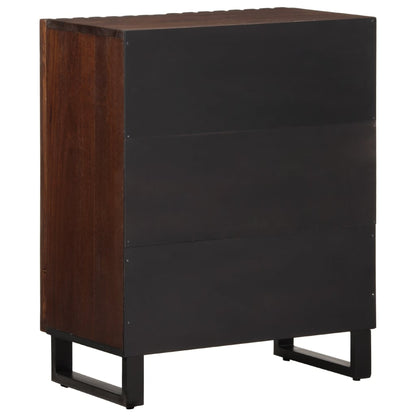 Sideboard Braun 60x34x75 cm Massivholz Mango