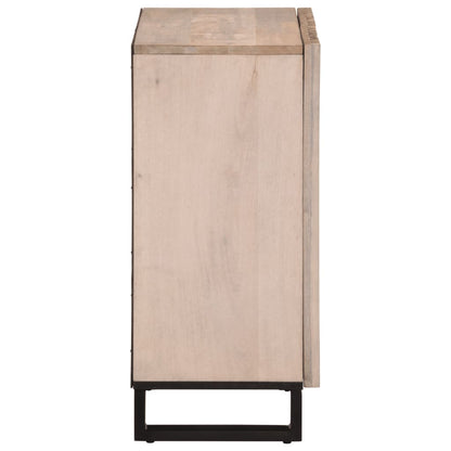 Sideboard 60x34x75 cm Massivholz Mango