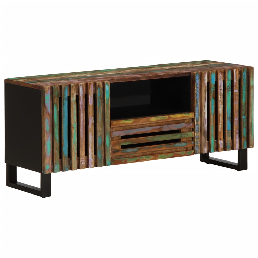 TV-Schrank 100x34x46 cm Massivholz Akazie