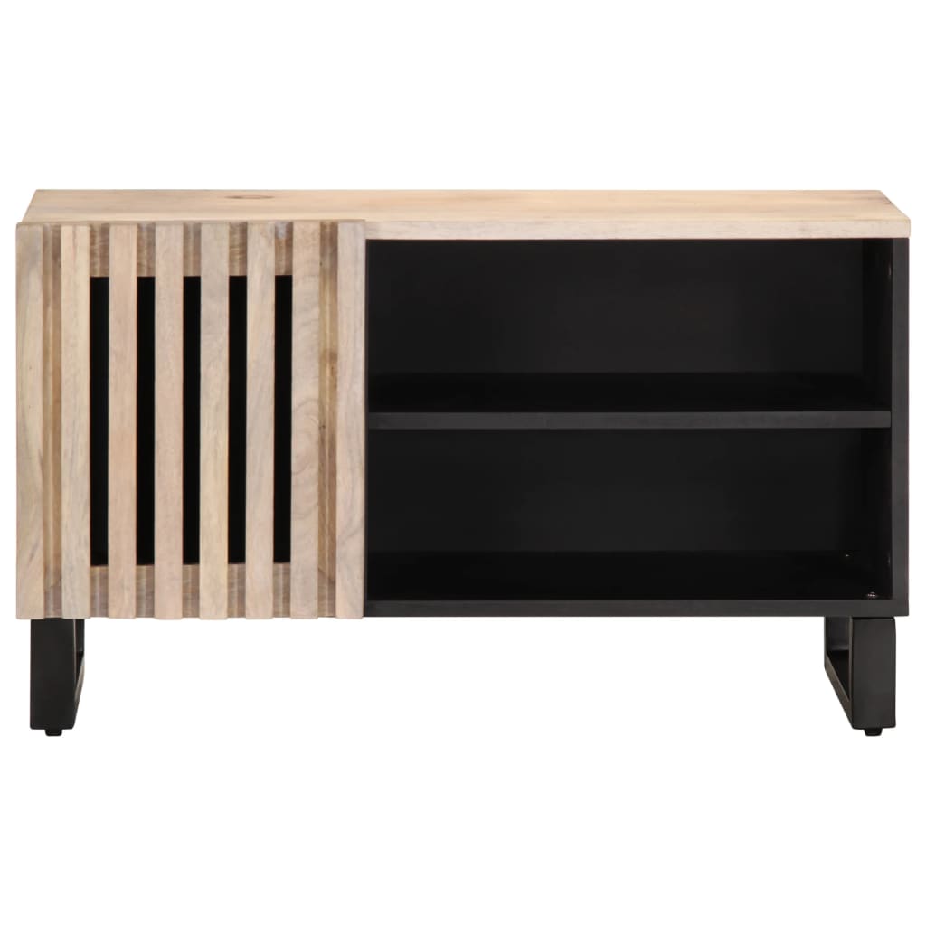 TV-Schrank 80x34x46 cm Massivholz Mango