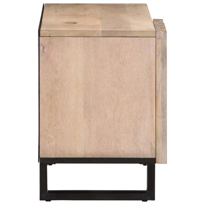 TV-Schrank 80x34x46 cm Massivholz Mango