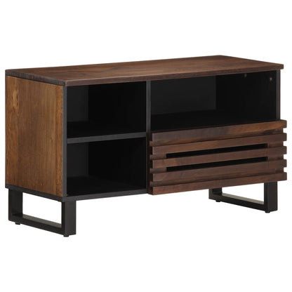 TV-Schrank Braun 80x34x46 cm Massivholz Mango