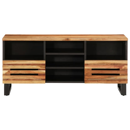 TV-Schrank 100x34x46 cm Massivholz Akazie