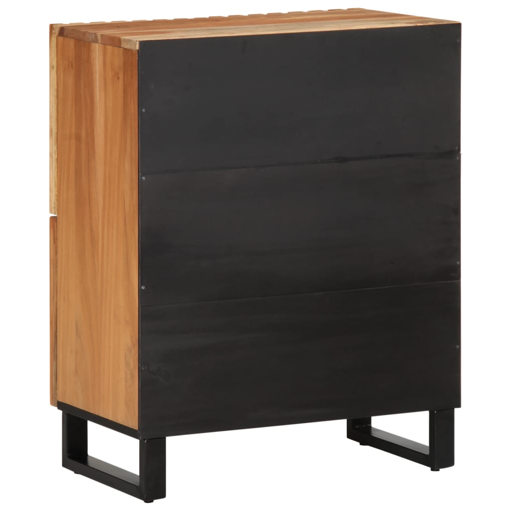 Sideboard 60x34x75 cm Massivholz Akazie