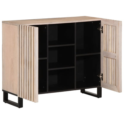 Sideboard 90x34x75 cm Massivholz Mango