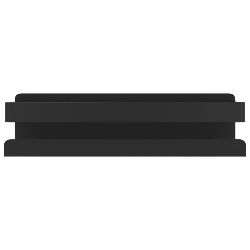 Duschablage Mattschwarz 23x6,5x6 cm Gebürsteter Edelstahl 304