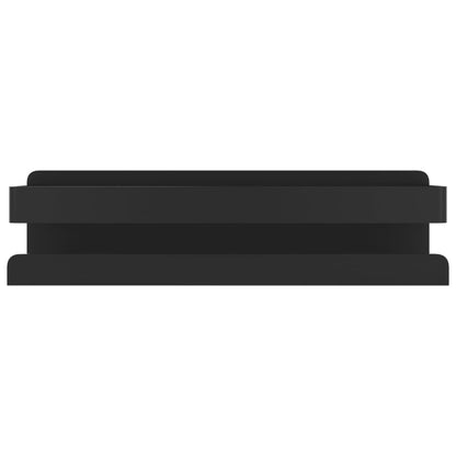 Duschablage Mattschwarz 23x6,5x6 cm Gebürsteter Edelstahl 304