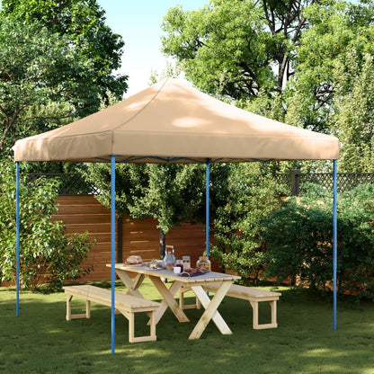 Partyzelt Faltbar Pop-Up Beige 292x292x315 cm