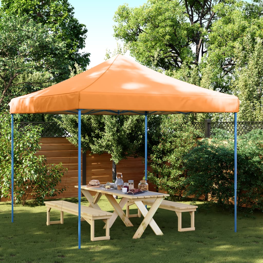 Partyzelt Faltbar Pop-Up Orange 292x292x315 cm