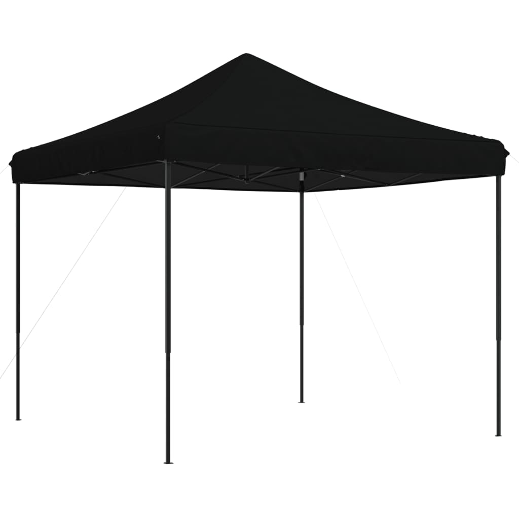 Partyzelt Faltbar Pop-Up Schwarz 292x292x315 cm