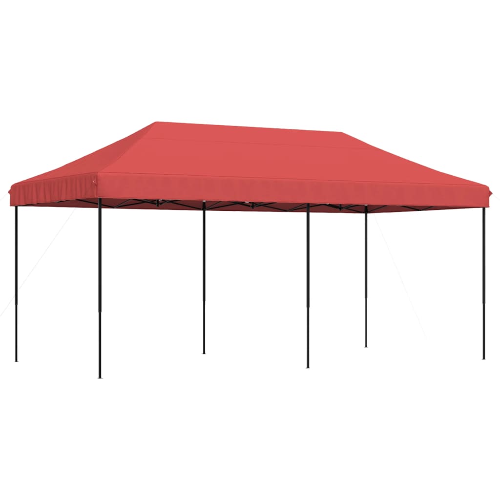 Partyzelt Faltbar Pop-Up Burgunderrot 580x292x315 cm