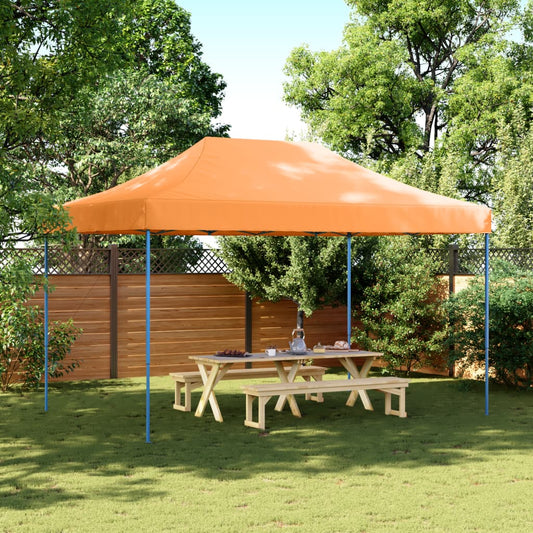 Partyzelt Faltbar Pop-Up Orange 440x292x315 cm