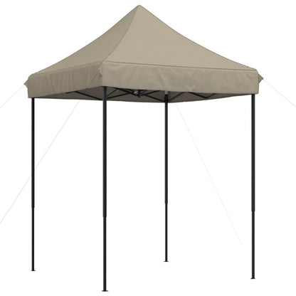 Partyzelt Faltbar Pop-Up Taupe 200x200x306 cm