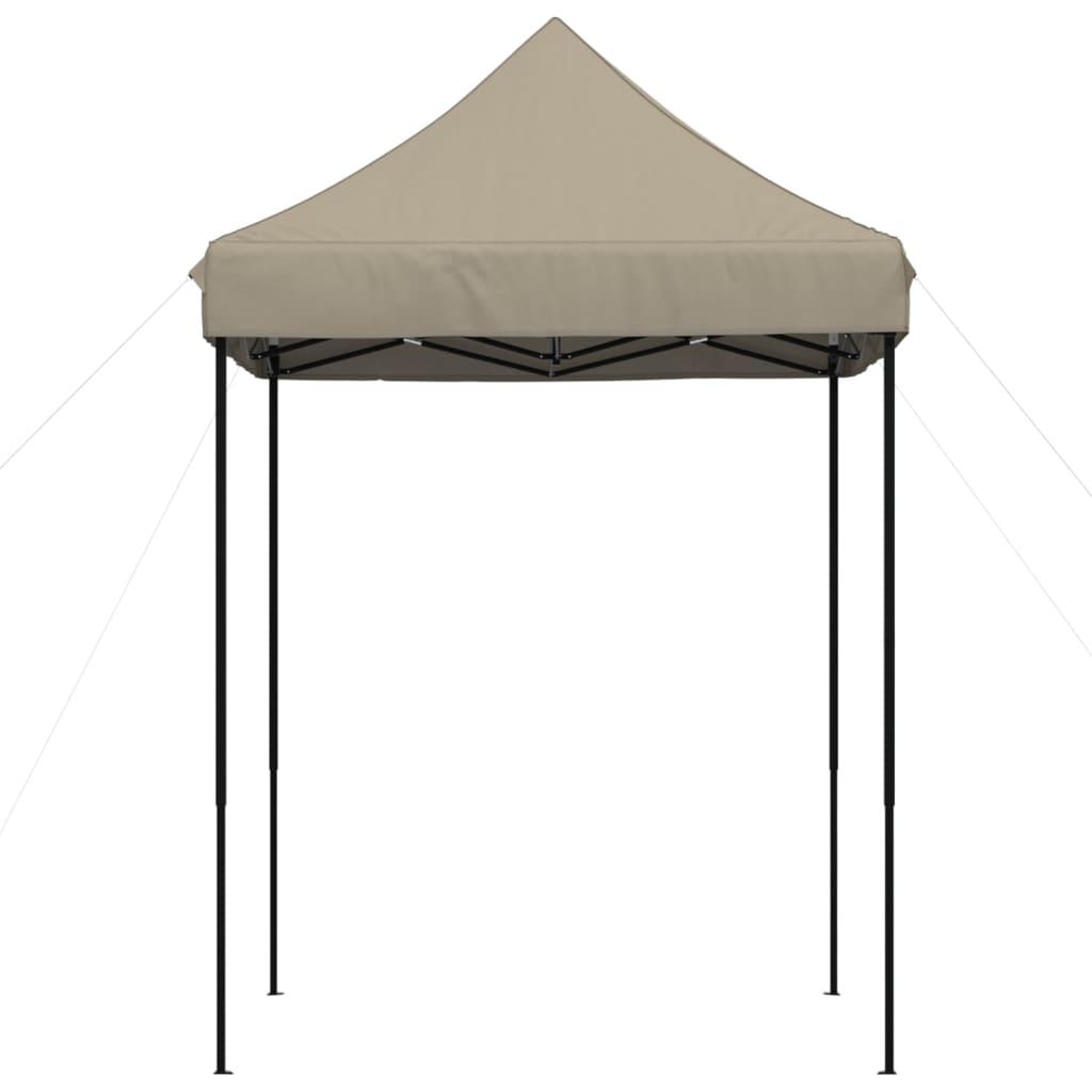 Partyzelt Faltbar Pop-Up Taupe 200x200x306 cm